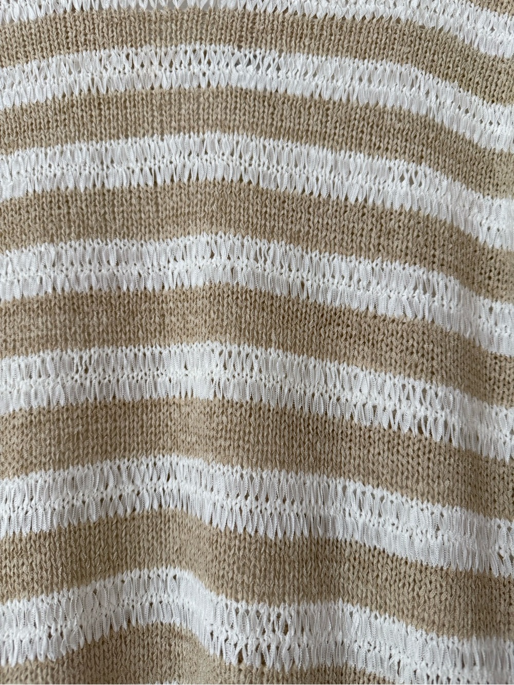 John + Jenn Breezy Stripes Pullover size Small Neutral Motif - Anthropologie - Picture 2 of 10